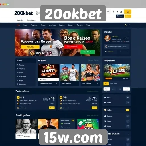 Interface e usabilidade do site 20okbet